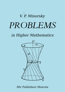 minorsky-problems-in-higher-mathematics
